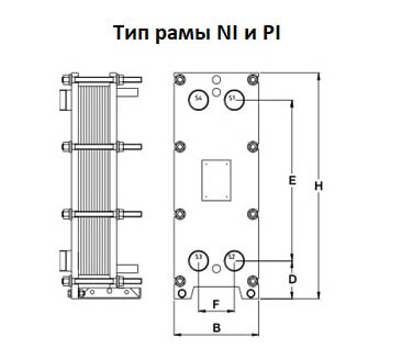 Теплообменник пластинчатый Ду, мм: 40 Макс. P, бар: 16 TRANTER GD-009 P/PI Теплообменники #3